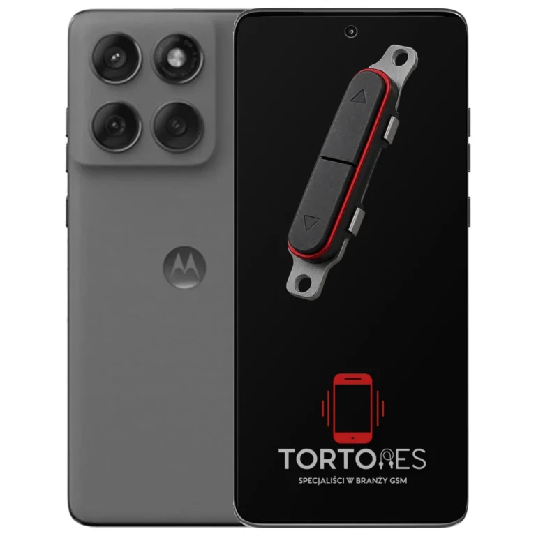 Motorola Edge 60 Fusion z symbolem przycisków - naprawa przycisków włączania i głośności