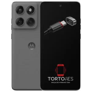 Motorola Edge 60 Fusion z ilustracją złącza ładowania - naprawa złącza ładowania