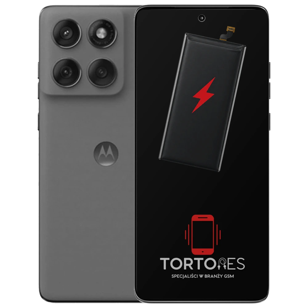Motorola Edge 60 Fusion z ilustracją baterii - wymiana baterii
