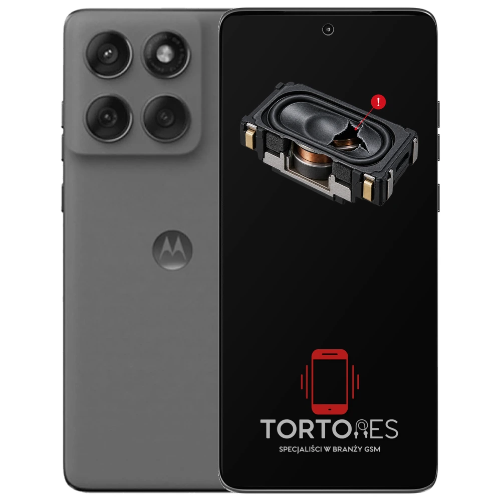 Motorola Edge 60 Fusion z symbolem głośnika multimedialnego - wymiana głośnika multimedialnego