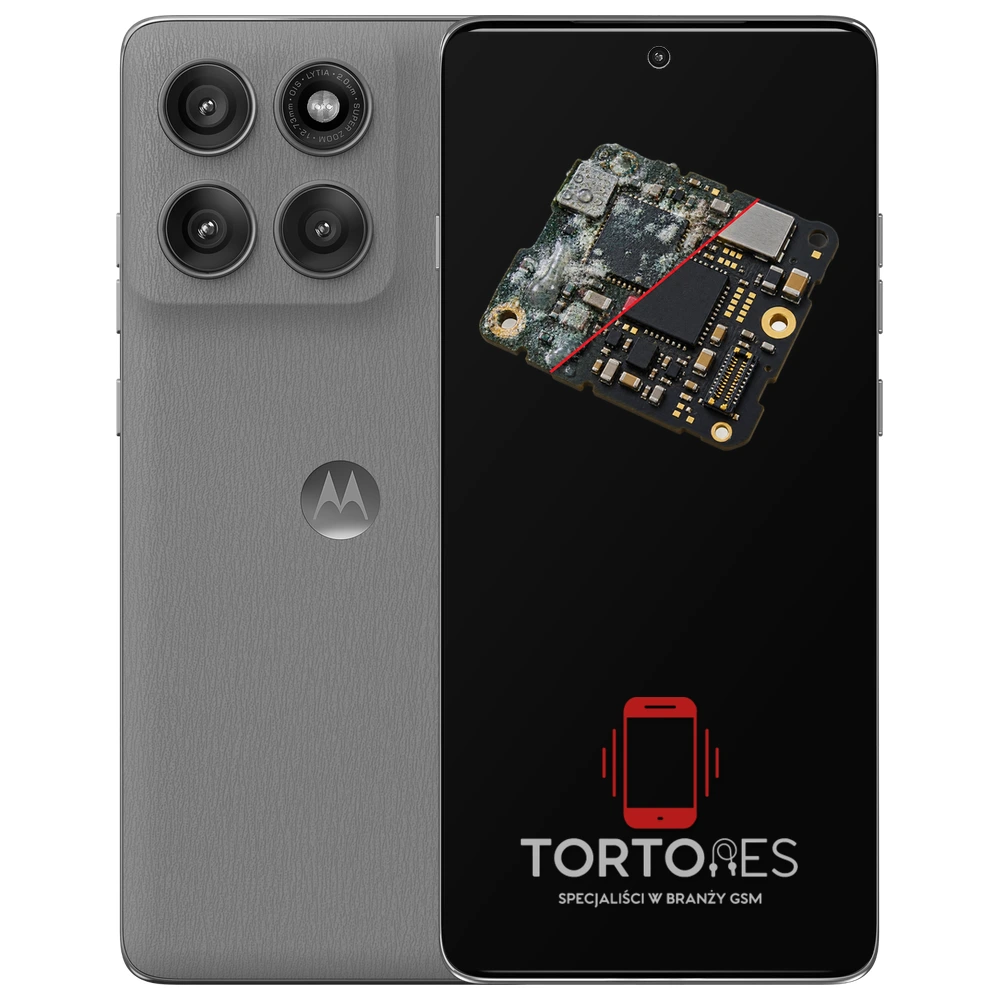 Motorola Edge 60 Pro z ilustracją zalania - czyszczenie po zalaniu
