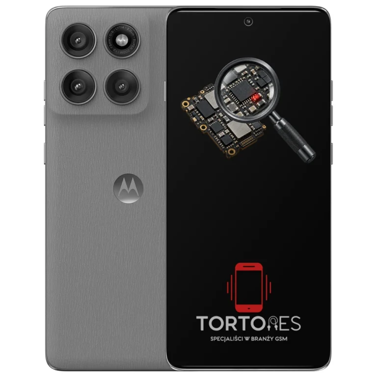 Motorola Edge 60 Pro z symbolem diagnostyki - diagnoza telefonu