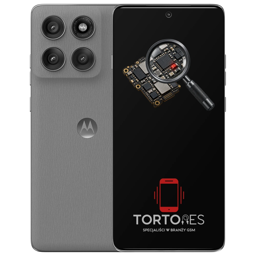 Motorola Edge 60 Pro z symbolem diagnostyki - diagnoza telefonu