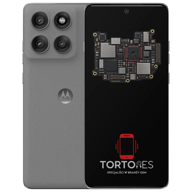 Motorola Edge 60 Pro z ilustracją płyty głównej - naprawa płyty głównej