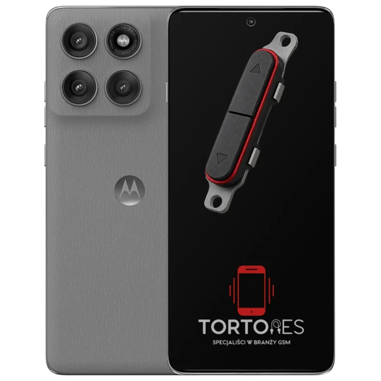 Motorola Edge 60 Pro z symbolem przycisków - naprawa przycisków włączania i głośności
