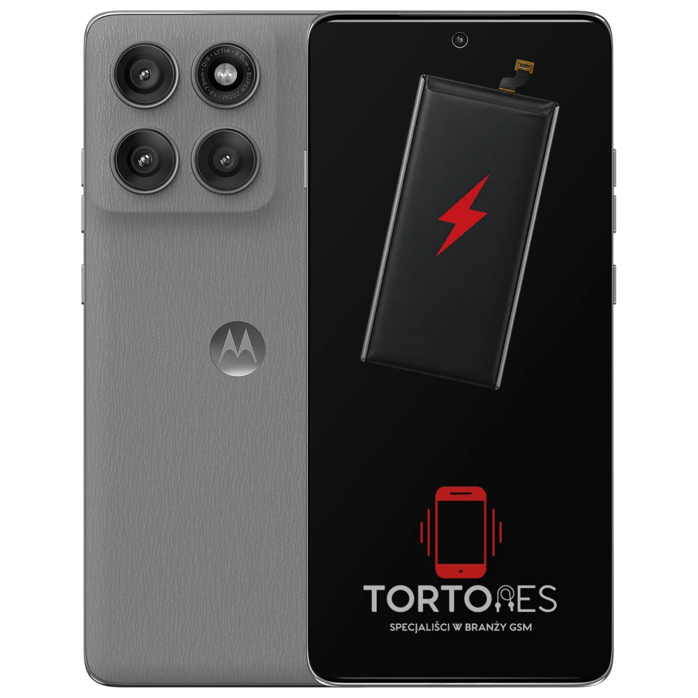 Motorola Edge 60 Pro z ilustracją baterii - wymiana baterii