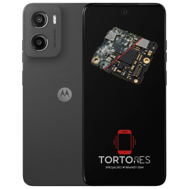 Motorola Moto E15 z ilustracją zalania - czyszczenie po zalaniu