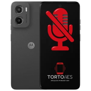 Motorola Moto E15 z symbolem mikrofonu - naprawa mikrofonu