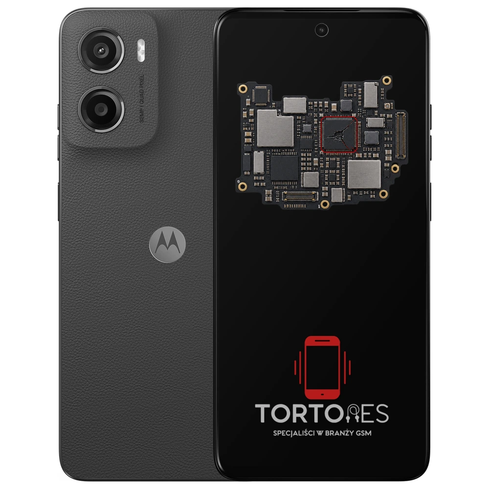 Motorola Moto E15 z ilustracją płyty głównej - naprawa płyty głównej