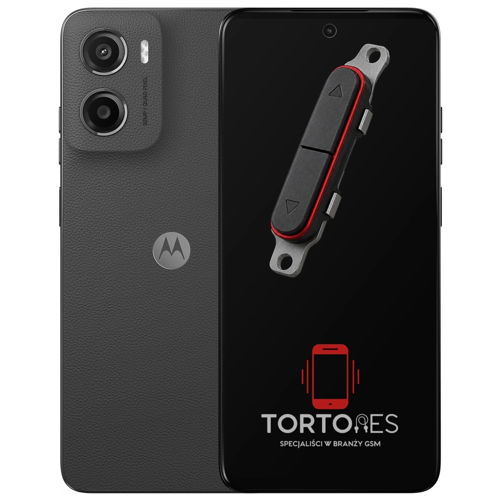Motorola Moto E15 z symbolem przycisków - naprawa przycisków włączania i głośności