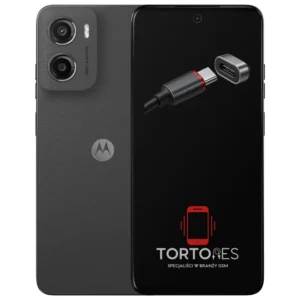 Motorola Moto E15 z ilustracją złącza ładowania - naprawa złącza ładowania