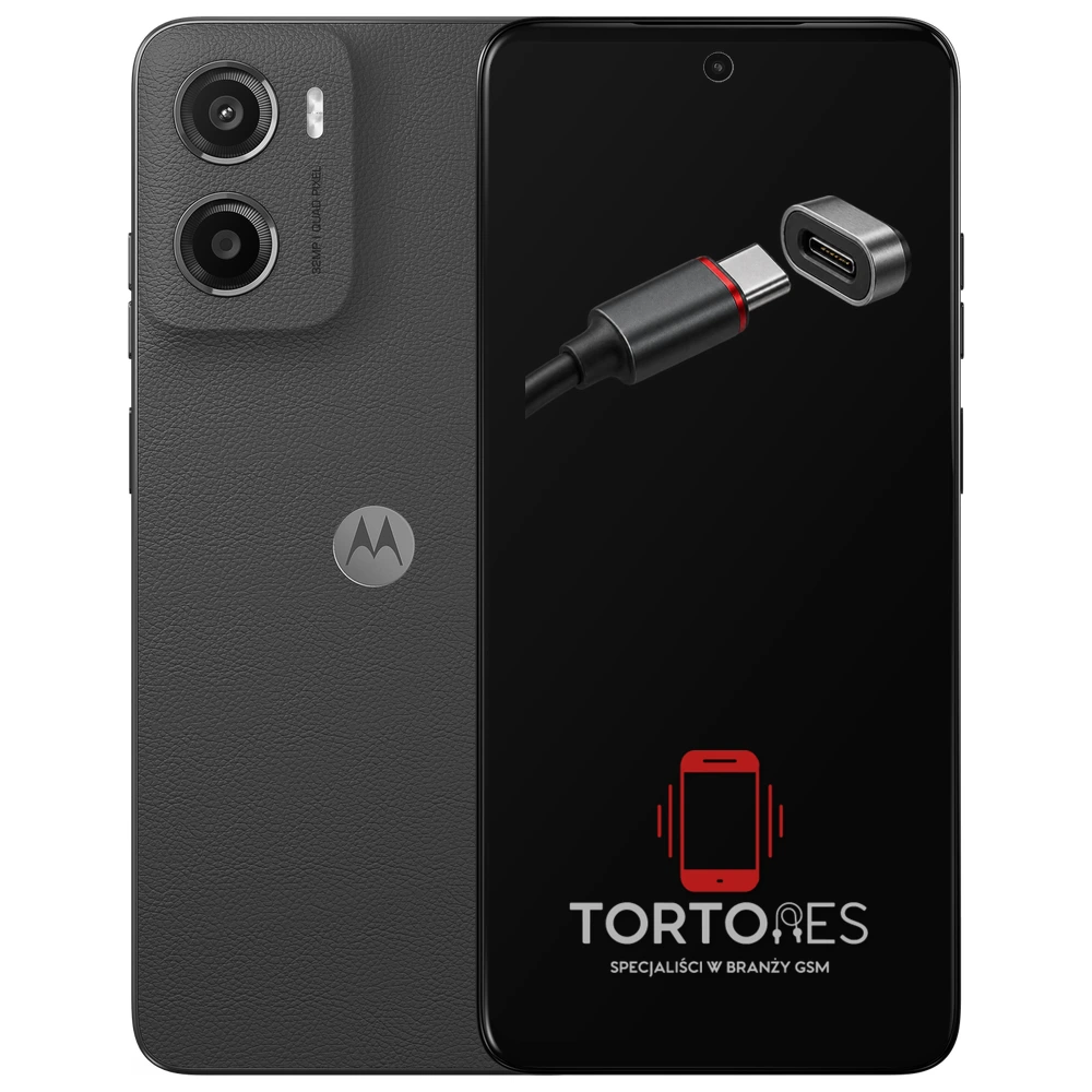 Motorola Moto E15 z ilustracją złącza ładowania - naprawa złącza ładowania