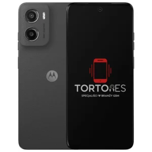 Motorola Moto E15 - widok przodu i tyłu telefonu