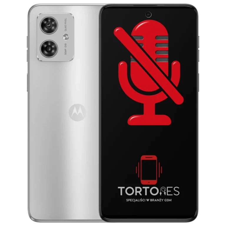 Motorola Moto G54 5G z symbolem mikrofonu - naprawa mikrofonu