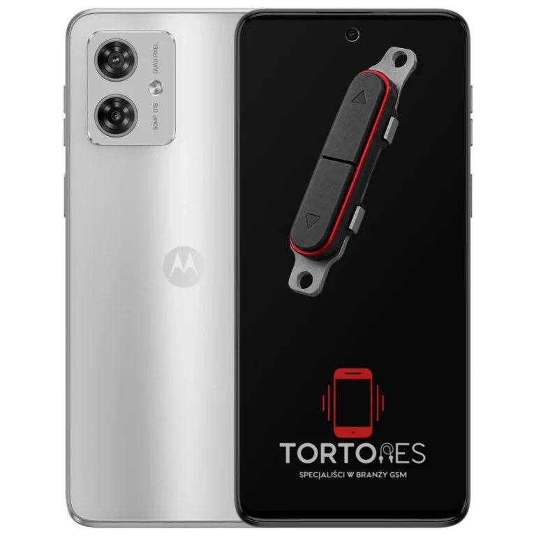 Motorola Moto G54 5G z symbolem przycisków - naprawa przycisków włączania i głośności