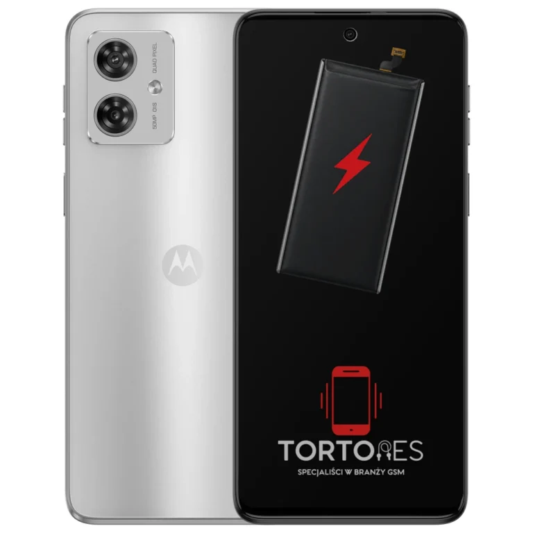Motorola Moto G54 5G z ilustracją baterii - wymiana baterii