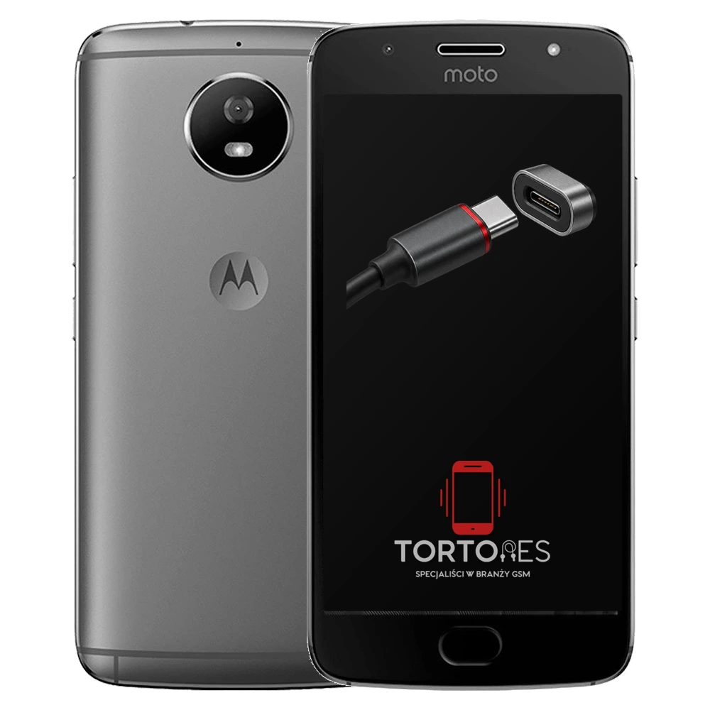 Motorola Moto G5S z ilustracją złącza ładowania - naprawa złącza ładowania