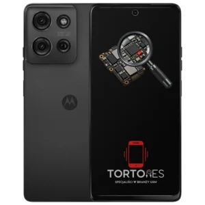 Motorola Moto G75 5G z symbolem diagnostyki - diagnoza telefonu