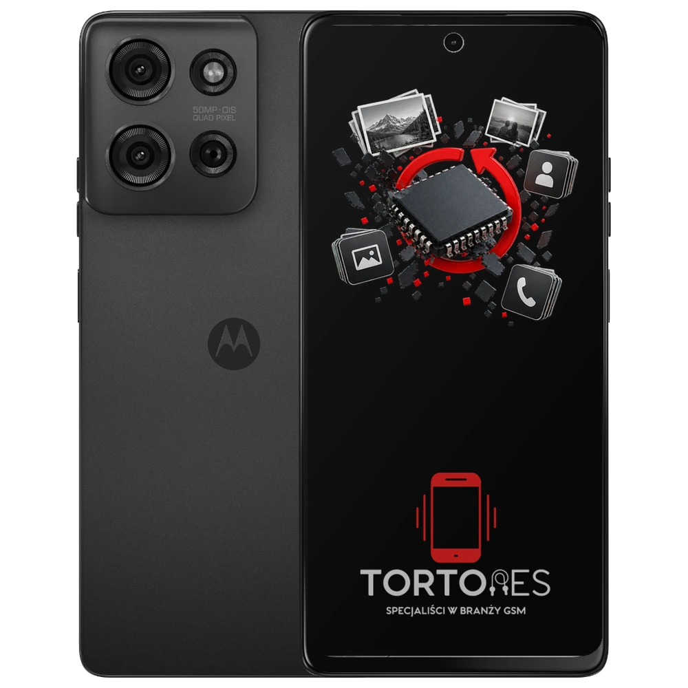 Motorola Moto G75 5G z ilustracją odzyskiwania danych - odzyskiwanie danych