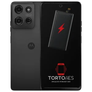 Motorola Moto G75 5G z ilustracją baterii - wymiana baterii