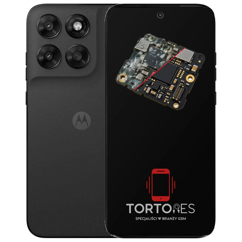 Motorola Moto G77 5G z ilustracją zalania - czyszczenie po zalaniu