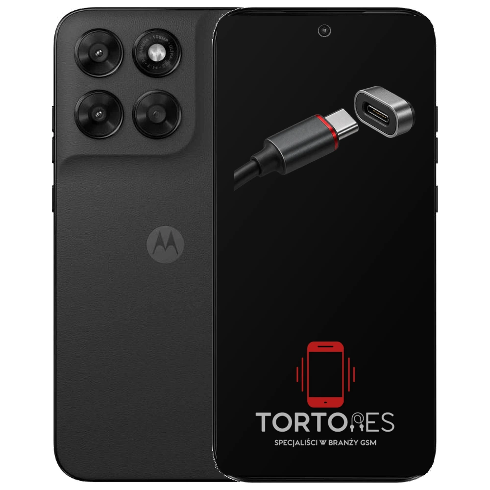 Motorola Moto G77 5G z ilustracją złącza ładowania - naprawa złącza ładowania