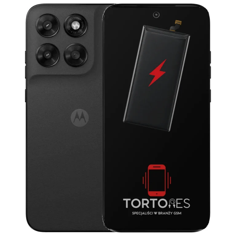 Motorola Moto G77 5G z ilustracją baterii - wymiana baterii