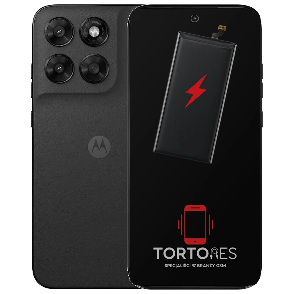 Motorola Moto G77 5G z ilustracją baterii - wymiana baterii