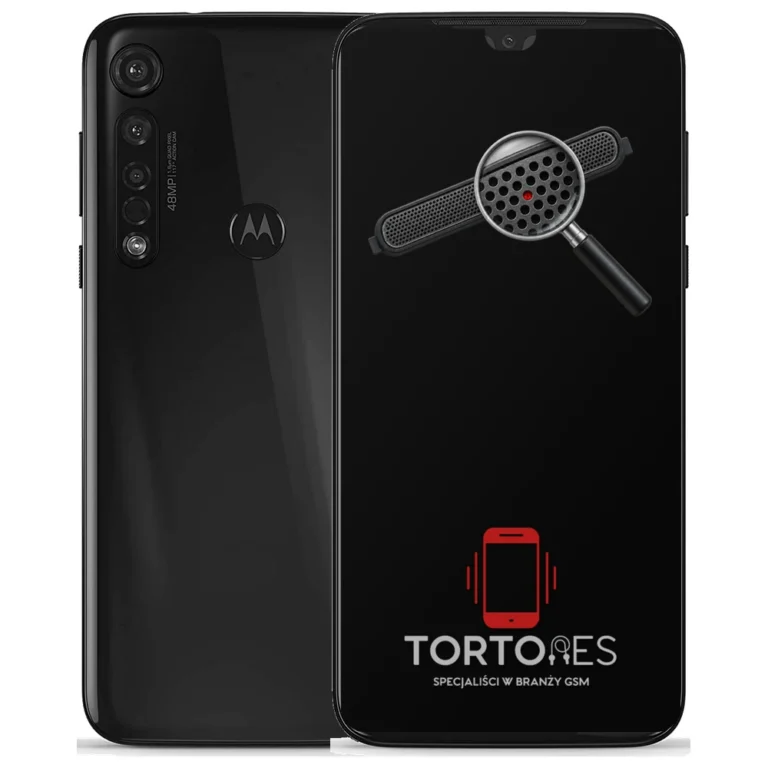 Motorola Moto G8 Plus z symbolem głośnika rozmów - wymiana głośnika rozmów