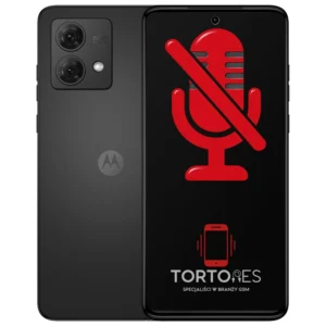 Motorola Moto G84 5G z symbolem mikrofonu - naprawa mikrofonu