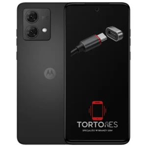 Motorola Moto G84 5G z ilustracją złącza ładowania - naprawa złącza ładowania