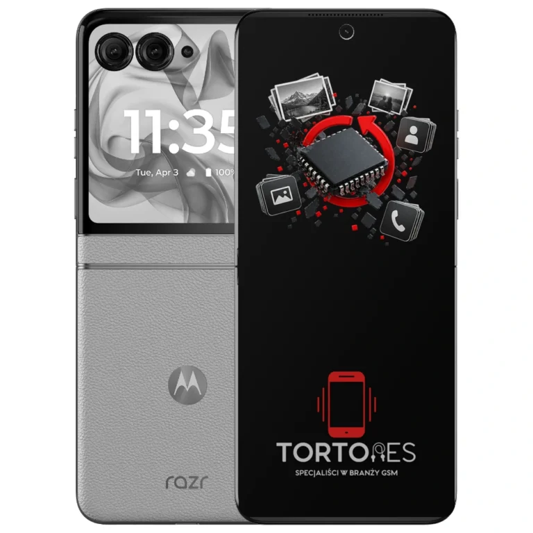 Motorola Razr 50 z ilustracją odzyskiwania danych - odzyskiwanie danych