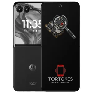 Motorola Razr 50 Ultra z symbolem diagnostyki - diagnoza telefonu