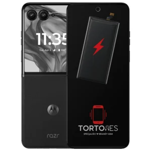 Motorola Razr 50 Ultra z ilustracją baterii - wymiana baterii