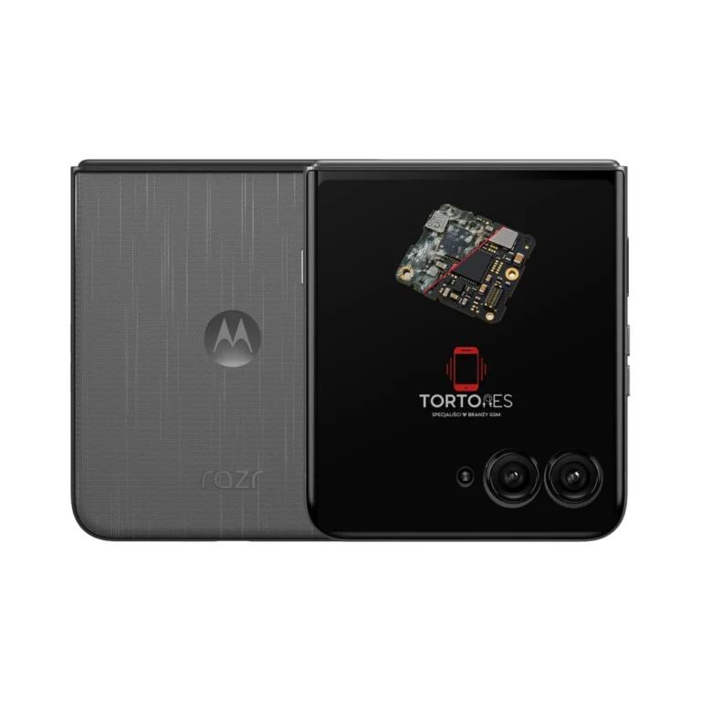 Motorola Razr 60 Ultra z ilustracją zalania - czyszczenie po zalaniu