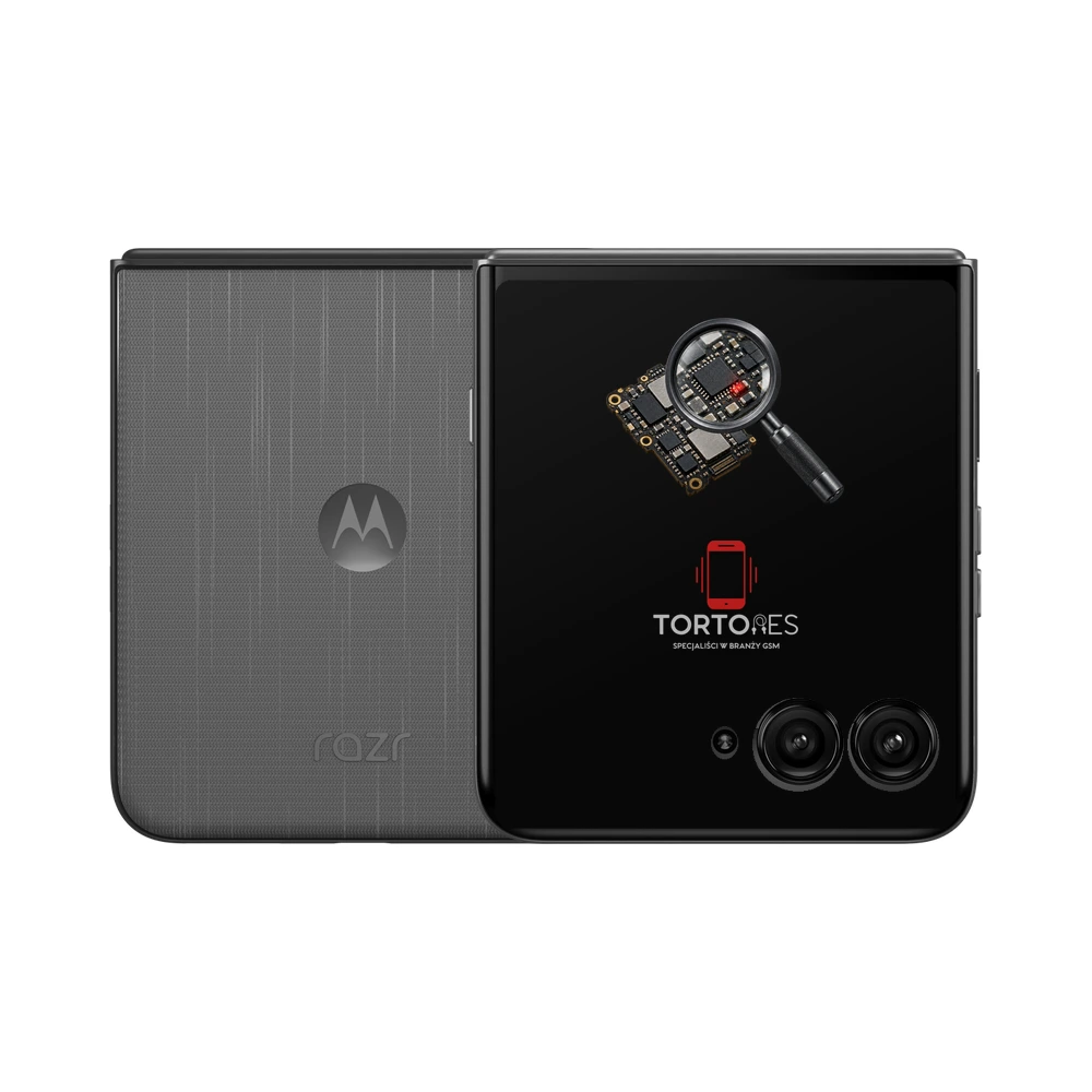 Motorola Razr 60 Ultra z symbolem diagnostyki - diagnoza telefonu