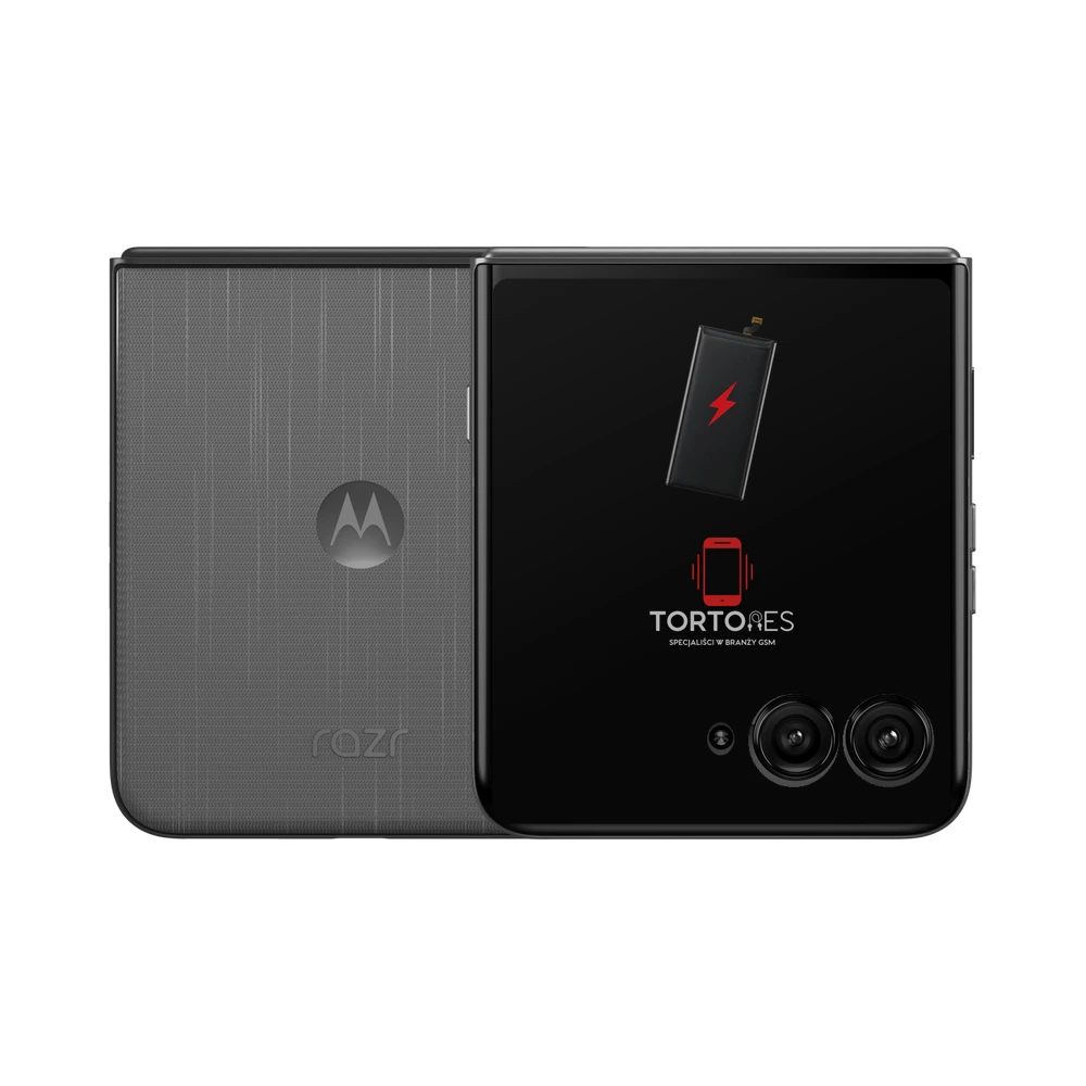 Motorola Razr 60 Ultra z ilustracją baterii - wymiana baterii