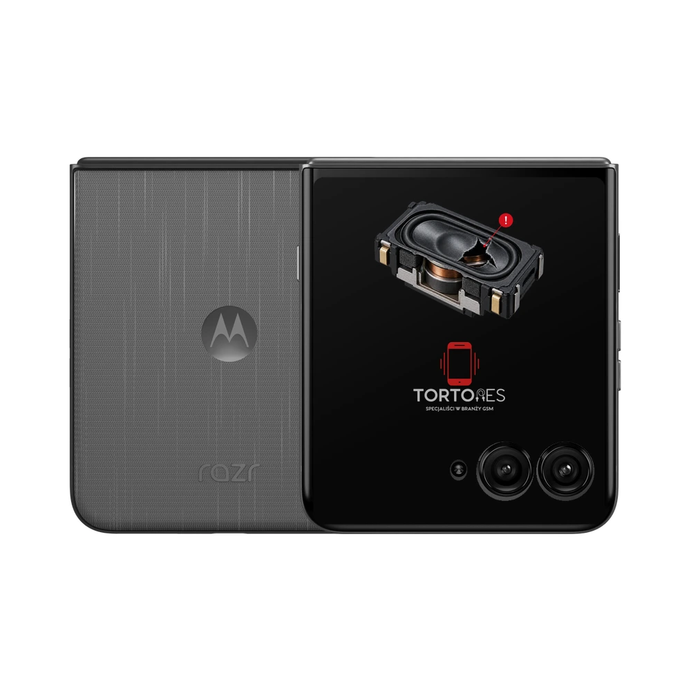 Motorola Razr 60 Ultra z symbolem głośnika multimedialnego - wymiana głośnika multimedialnego