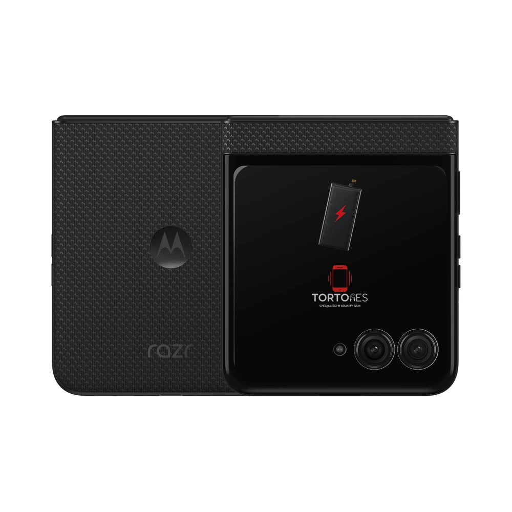 Motorola Razr 60 z ilustracją baterii - wymiana baterii