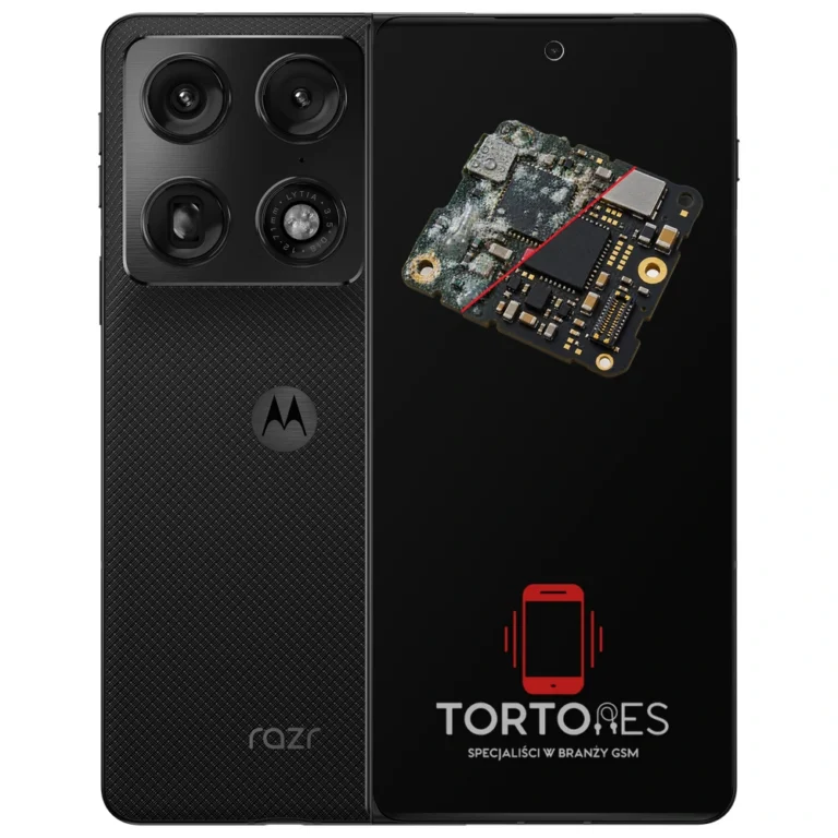 Motorola Razr Fold z ilustracją zalania - czyszczenie po zalaniu