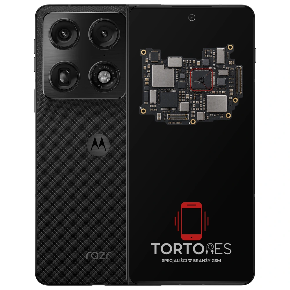 Motorola Razr Fold z ilustracją płyty głównej - naprawa płyty głównej