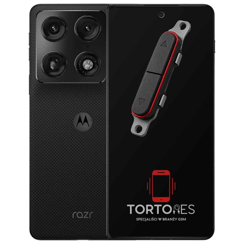 Motorola Razr Fold z symbolem przycisków - naprawa przycisków włączania i głośności
