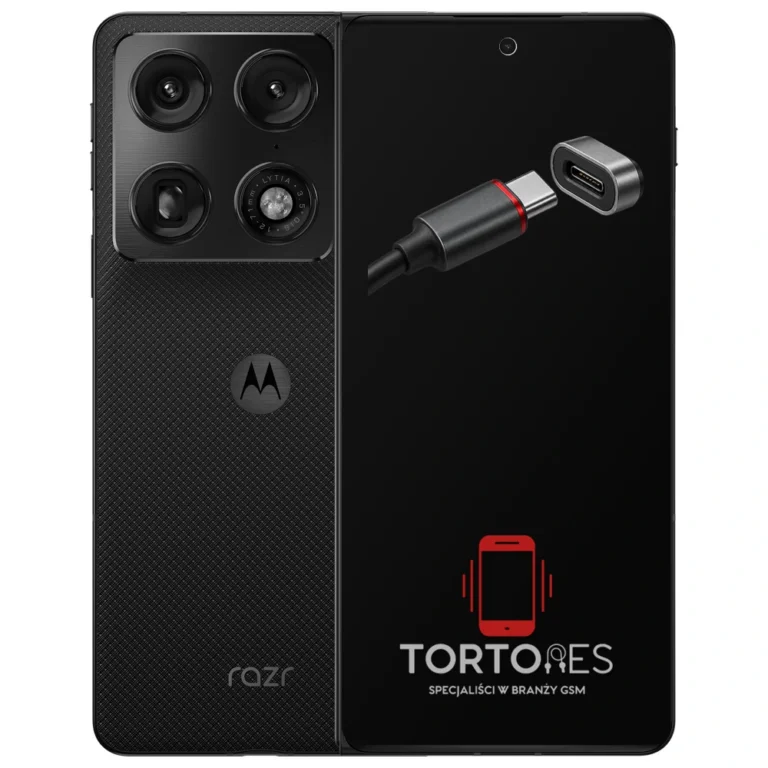 Motorola Razr Fold z ilustracją złącza ładowania - naprawa złącza ładowania