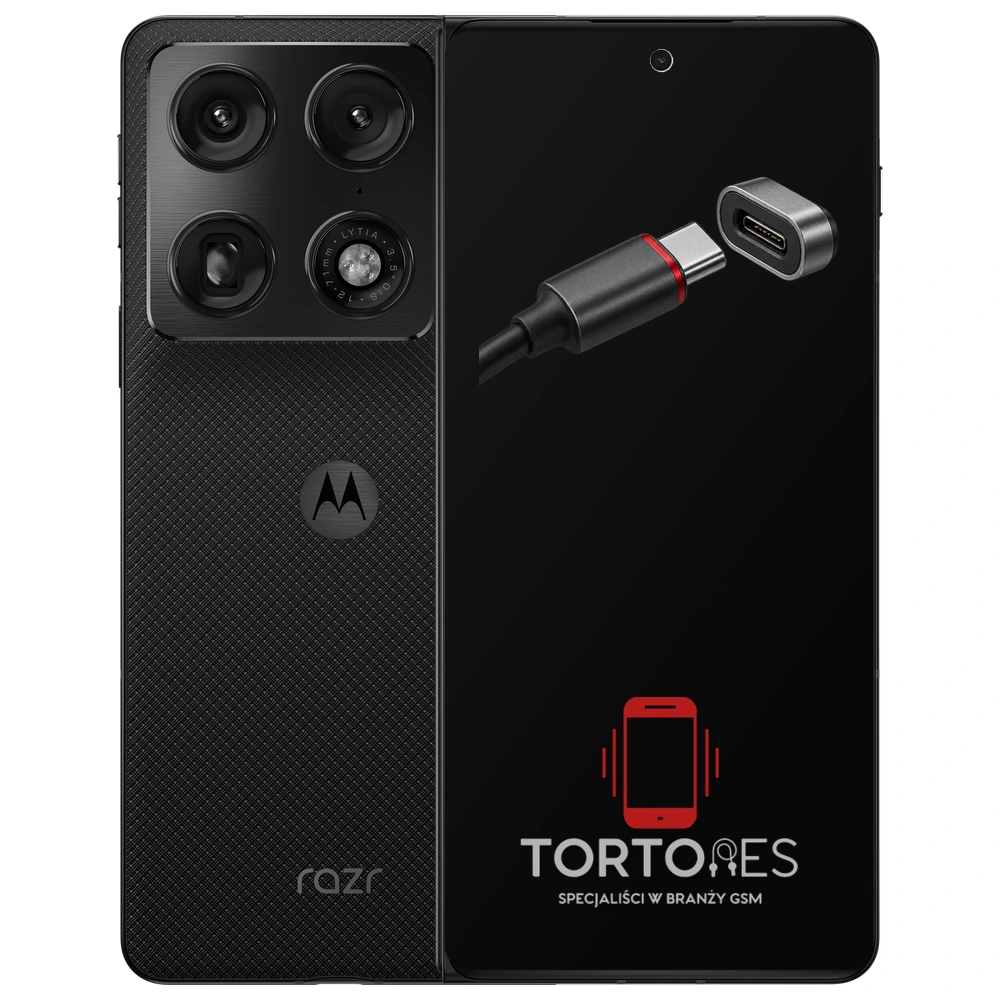 Motorola Razr Fold z ilustracją złącza ładowania - naprawa złącza ładowania