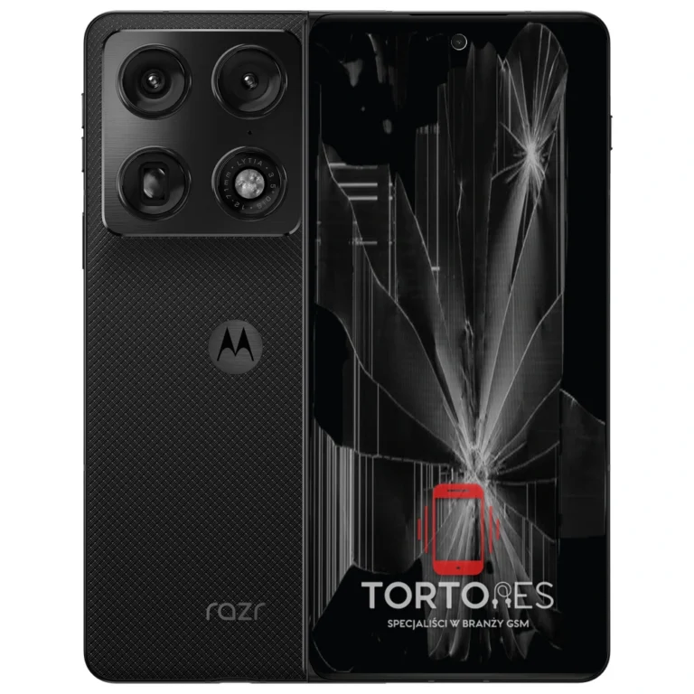 Motorola Razr Fold z ilustracją pękniętego wyświetlacza - wymiana zbitego wyświetlacza