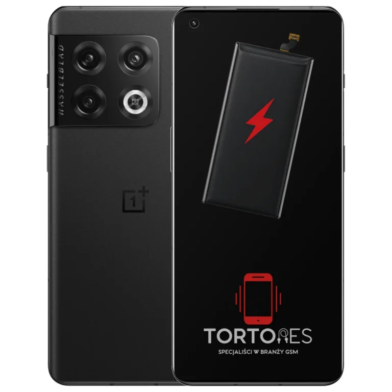 OnePlus 10 Pro z ilustracją baterii - wymiana baterii