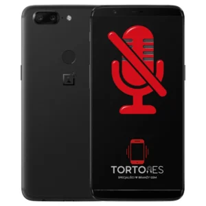 OnePlus 5T z symbolem mikrofonu - naprawa mikrofonu