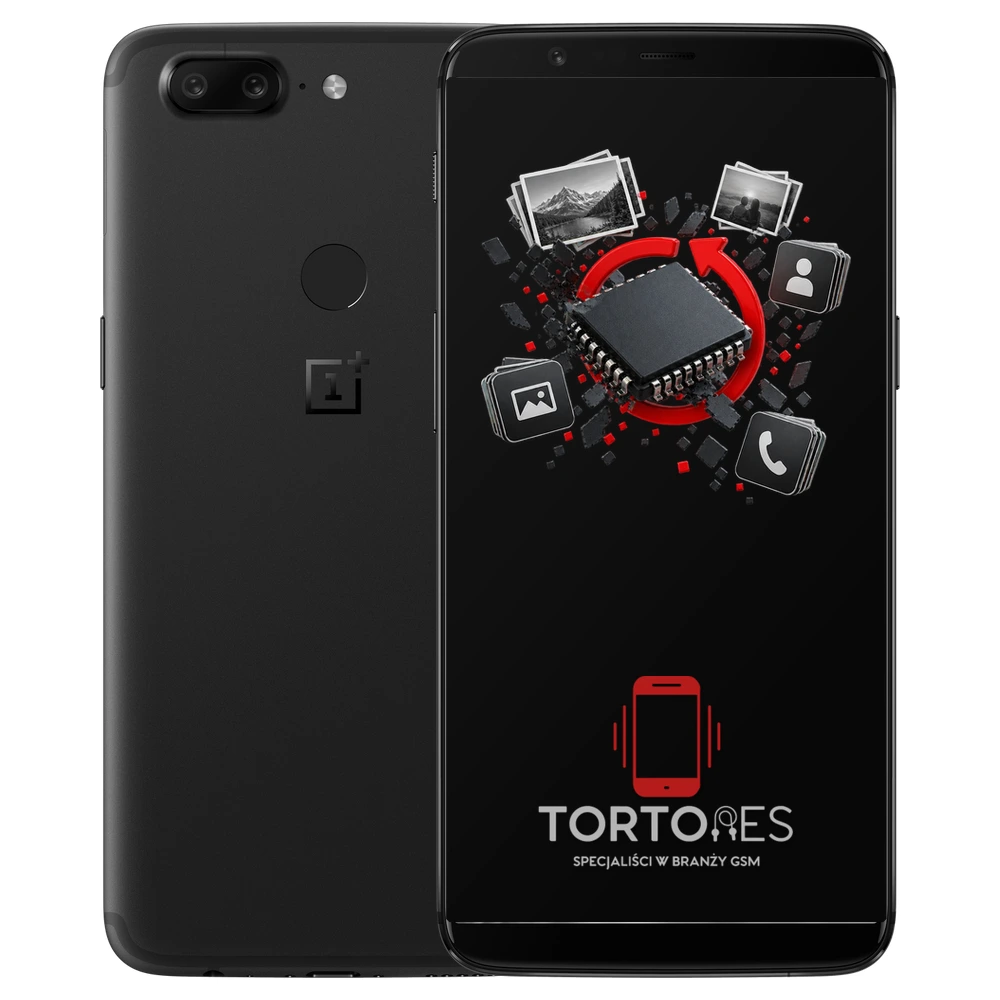 OnePlus 5T z ilustracją odzyskiwania danych - odzyskiwanie danych