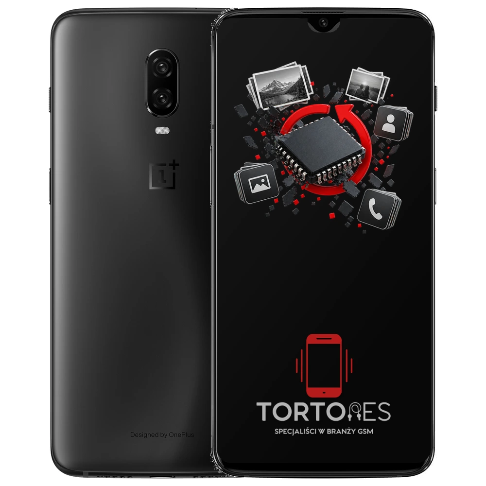 OnePlus 6T z ilustracją odzyskiwania danych - odzyskiwanie danych