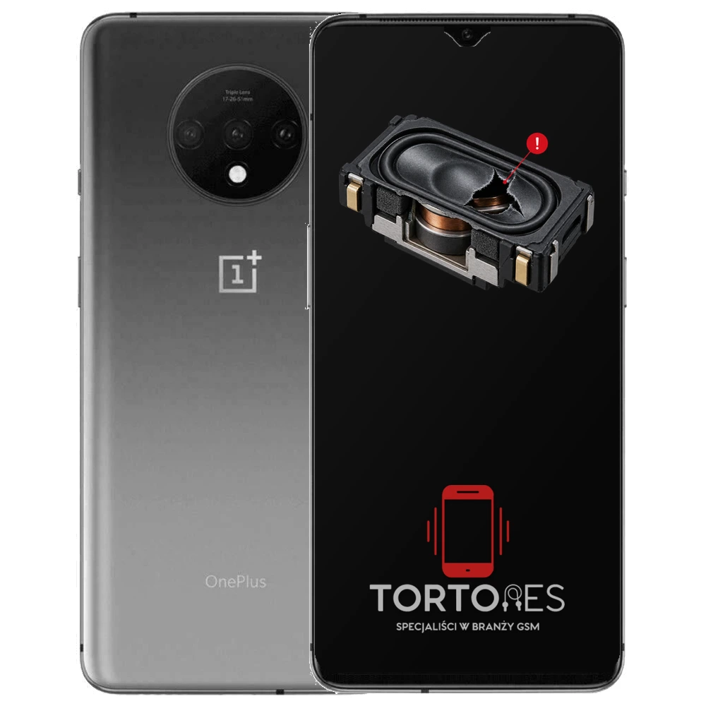 OnePlus 7T z symbolem głośnika multimedialnego - wymiana głośnika multimedialnego